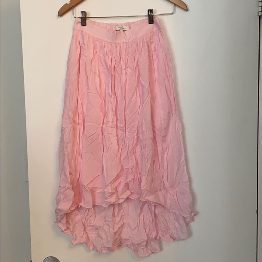 Aritzia High Low Midi Skirt